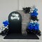9-Pack 22in Black, Blue & Silver Spike Star Foil Balloons – Mylar Party Decor for Birthday, Anniversary & Baby Shower